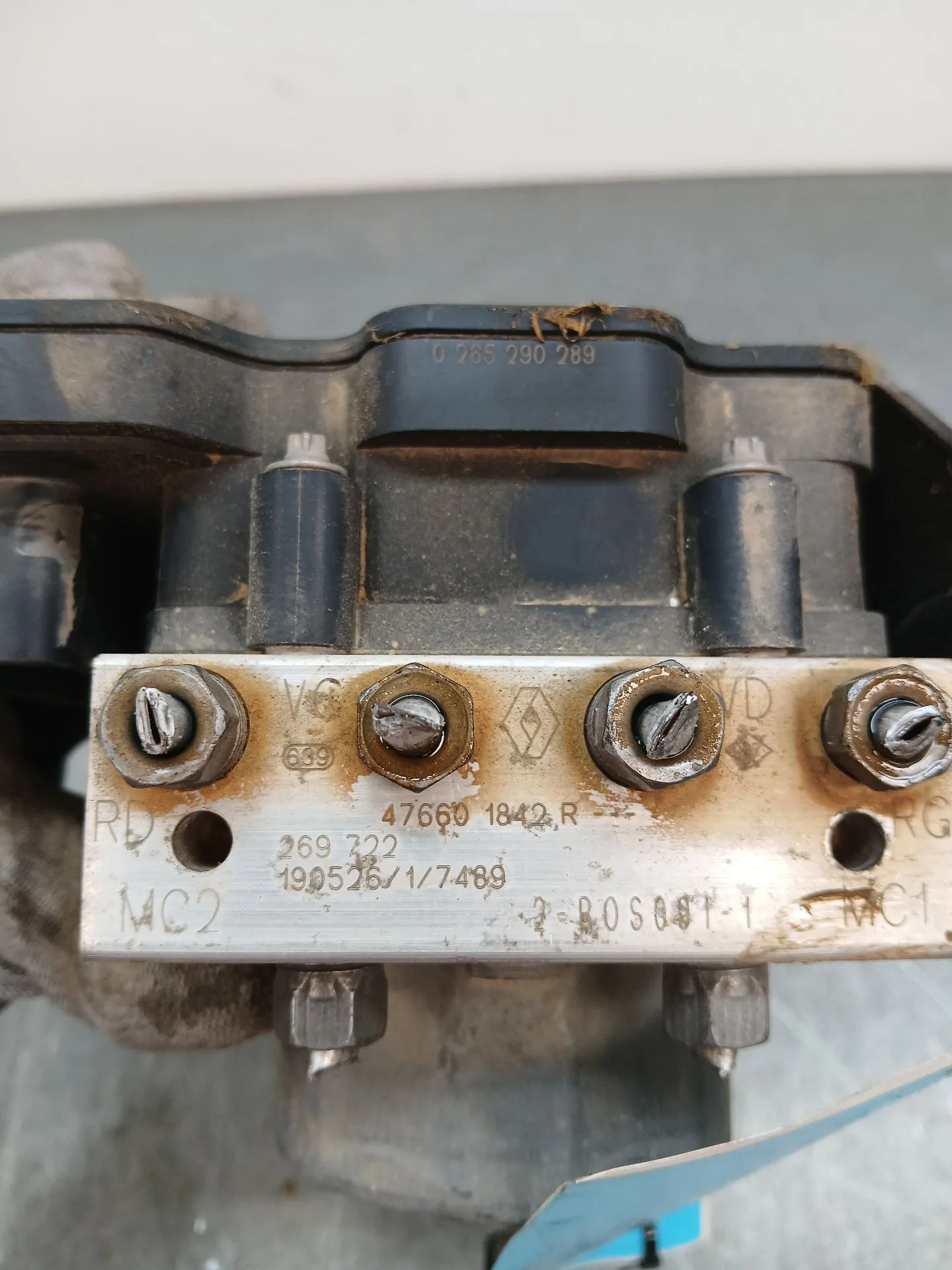Abs para Renault Captur I (J5_, H5_)