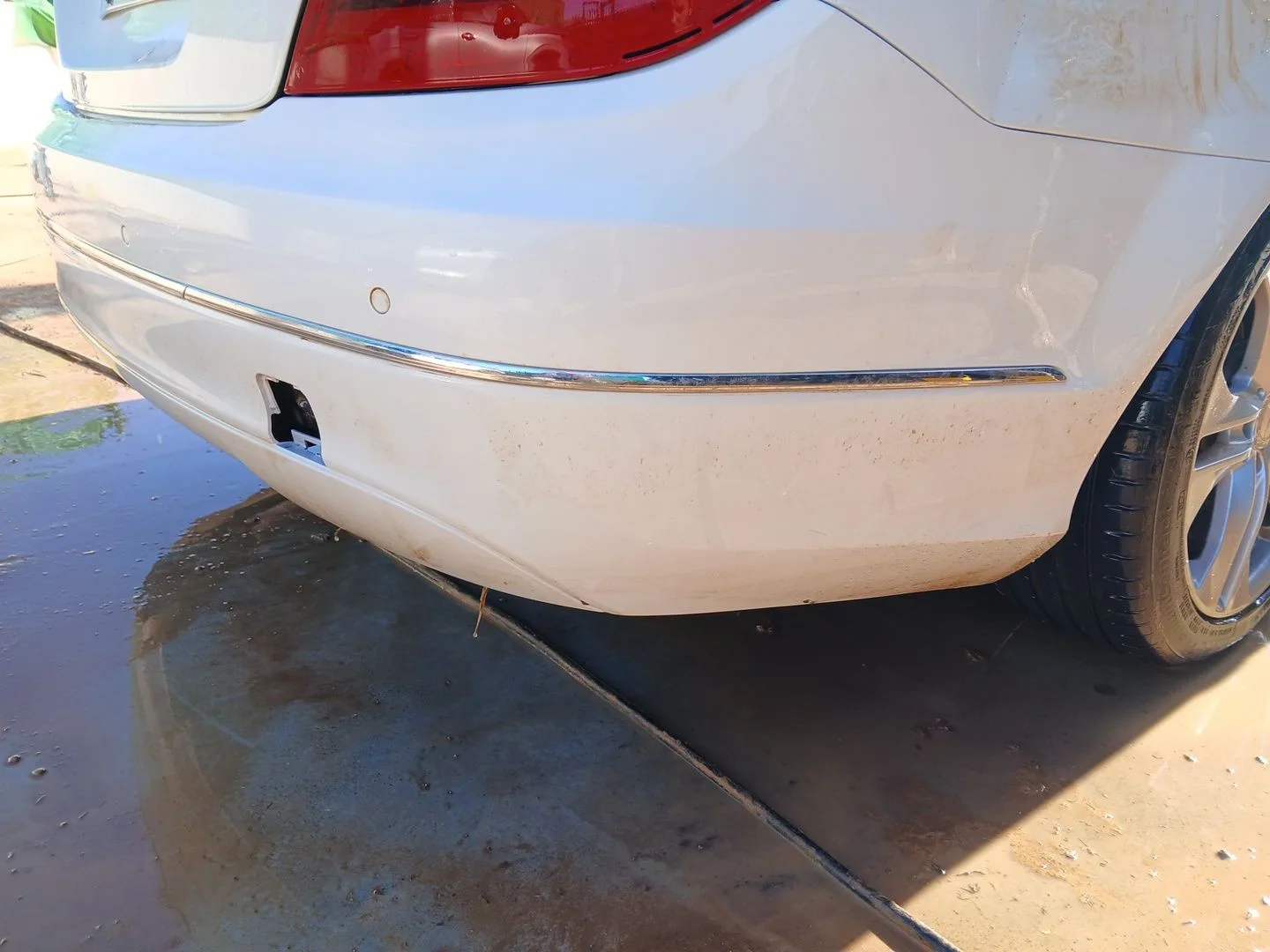 Paragolpes Trasero para Mercedes-Benz Clase C (W204)