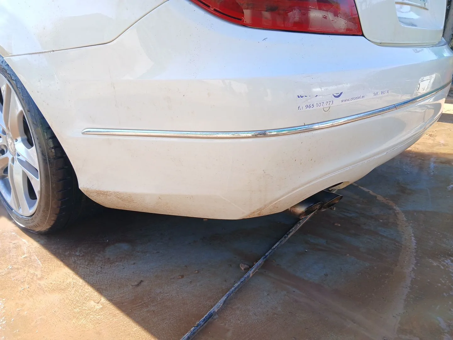 Paragolpes Trasero para Mercedes-Benz Clase C (W204)