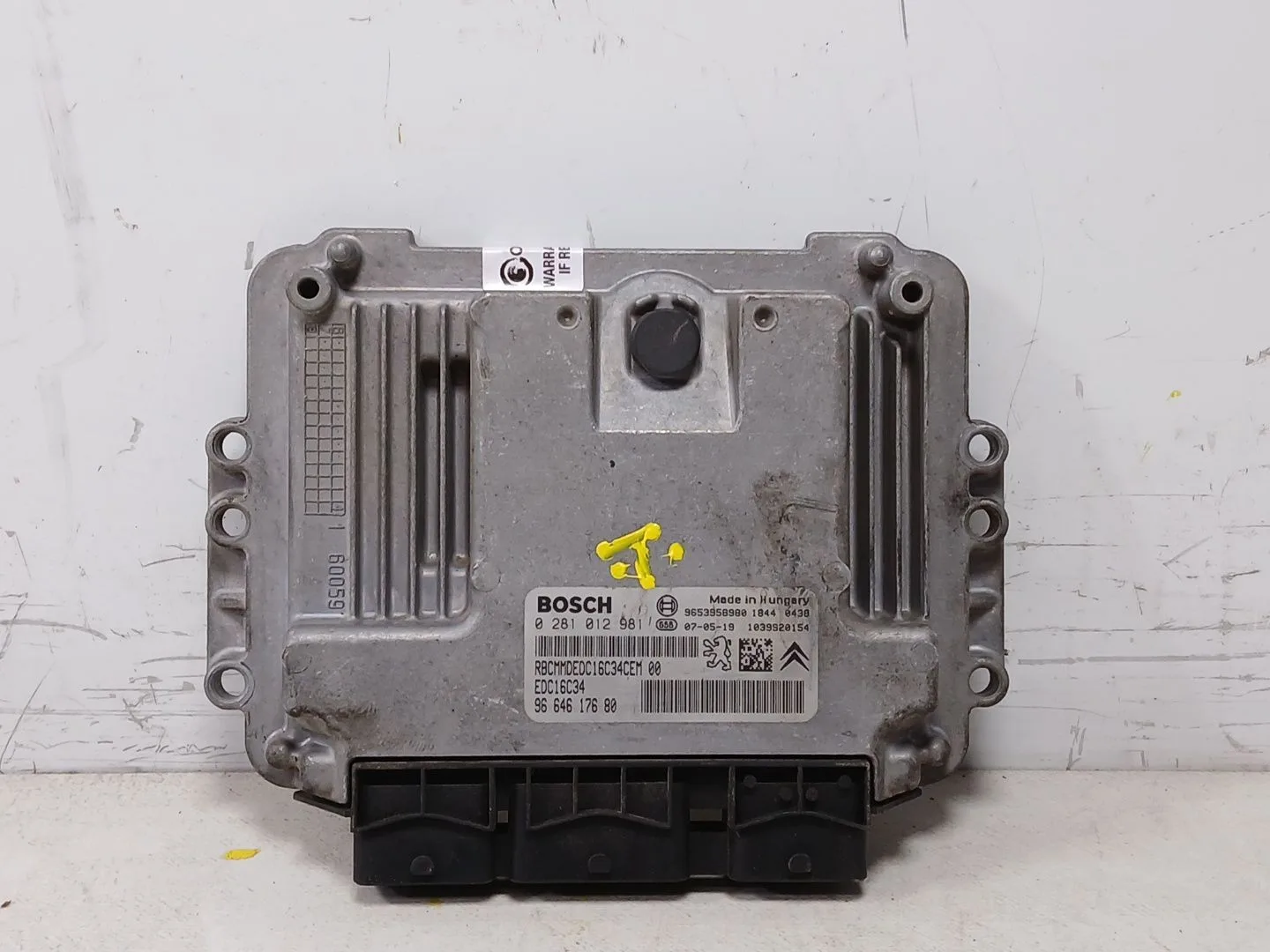 Centralita Motor Uce para Citroën C4 Picasso