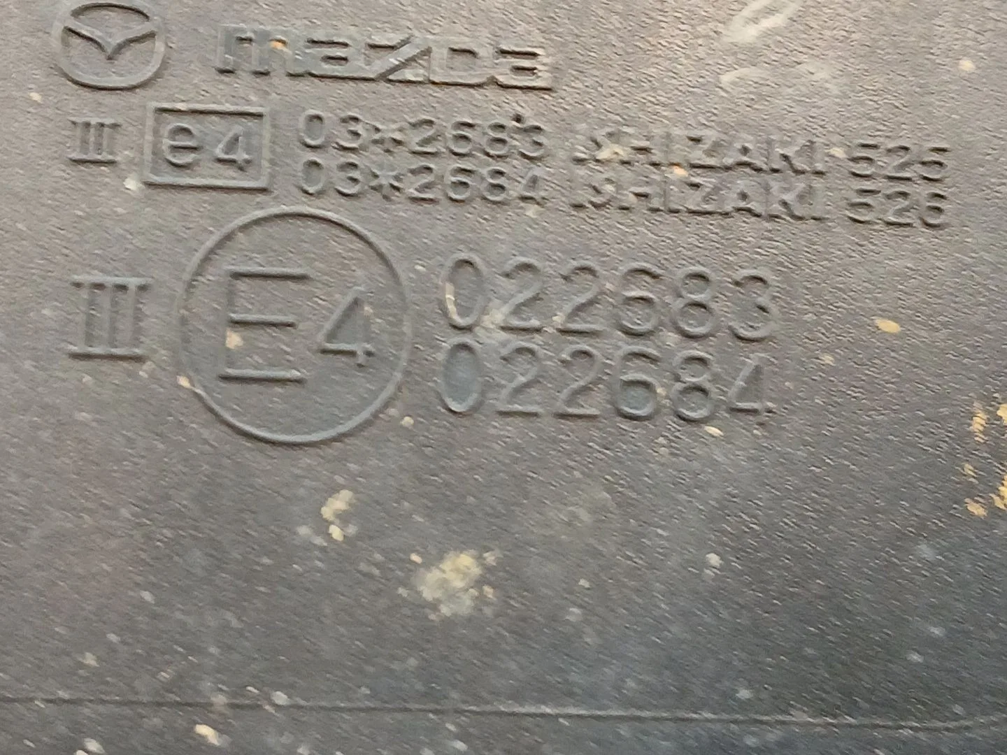Retrovisor Derecho para Mazda 3 (Bl)