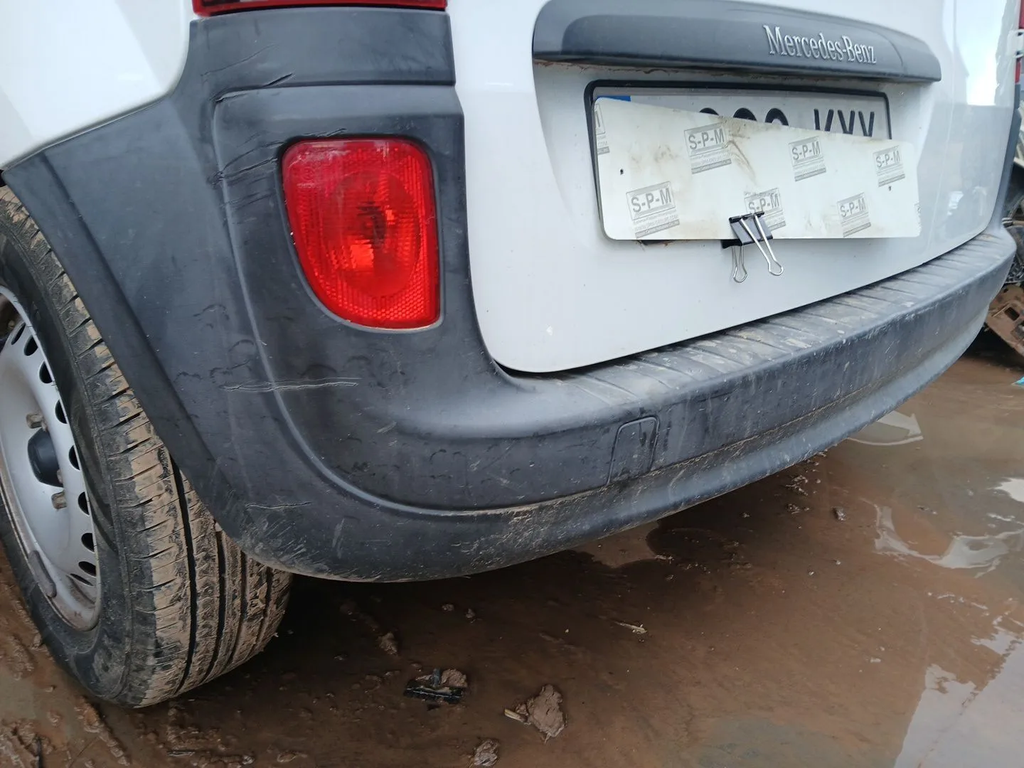 Paragolpes Trasero para Mercedes-Benz Citan Monospace (W415)