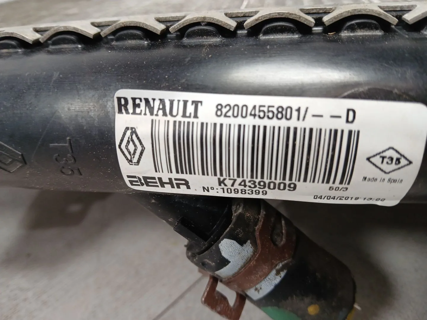 Radiador Agua para Mercedes-Benz Citan Monospace (W415)