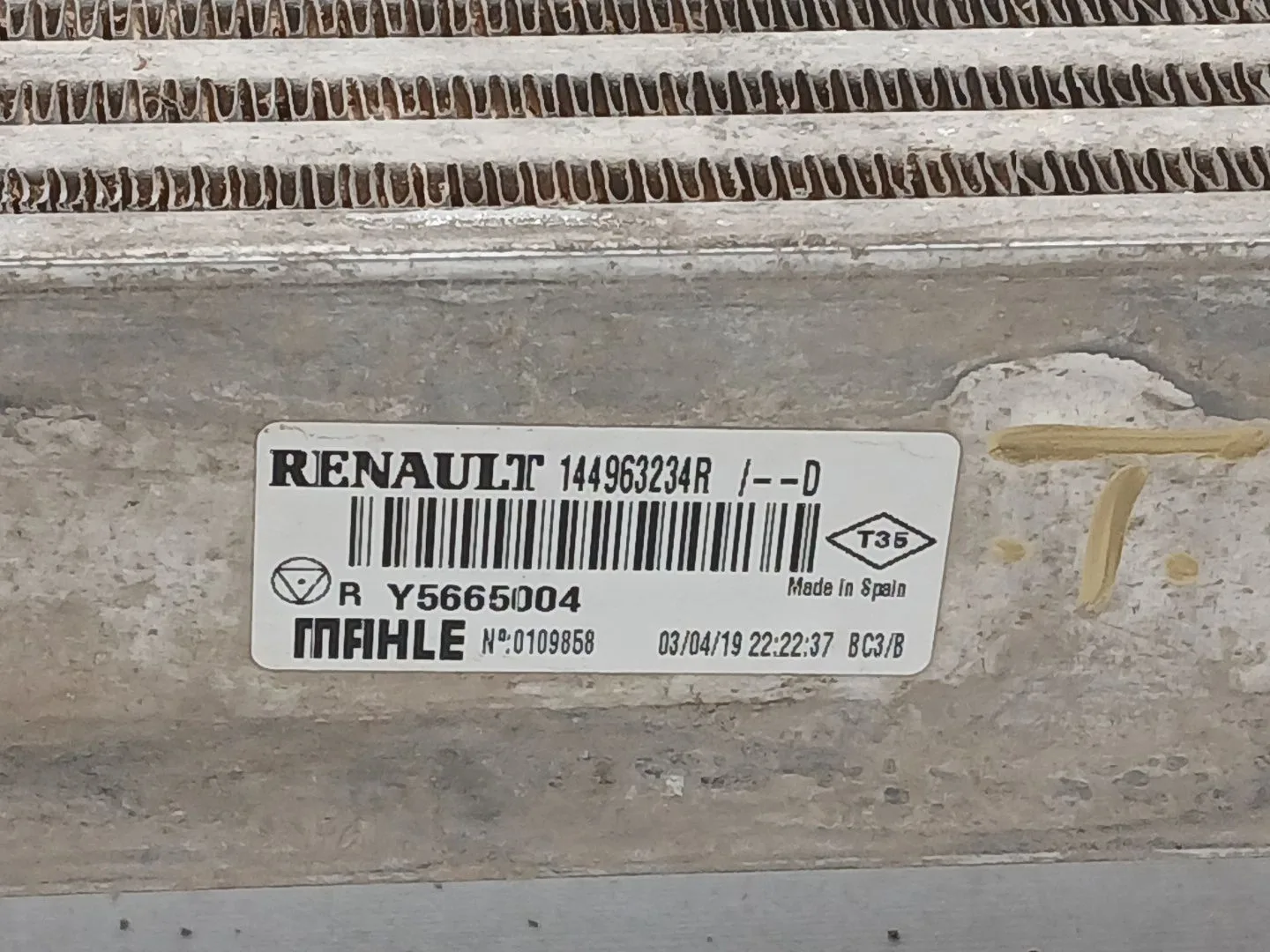 Intercooler para Mercedes-Benz Citan Monospace (W415)