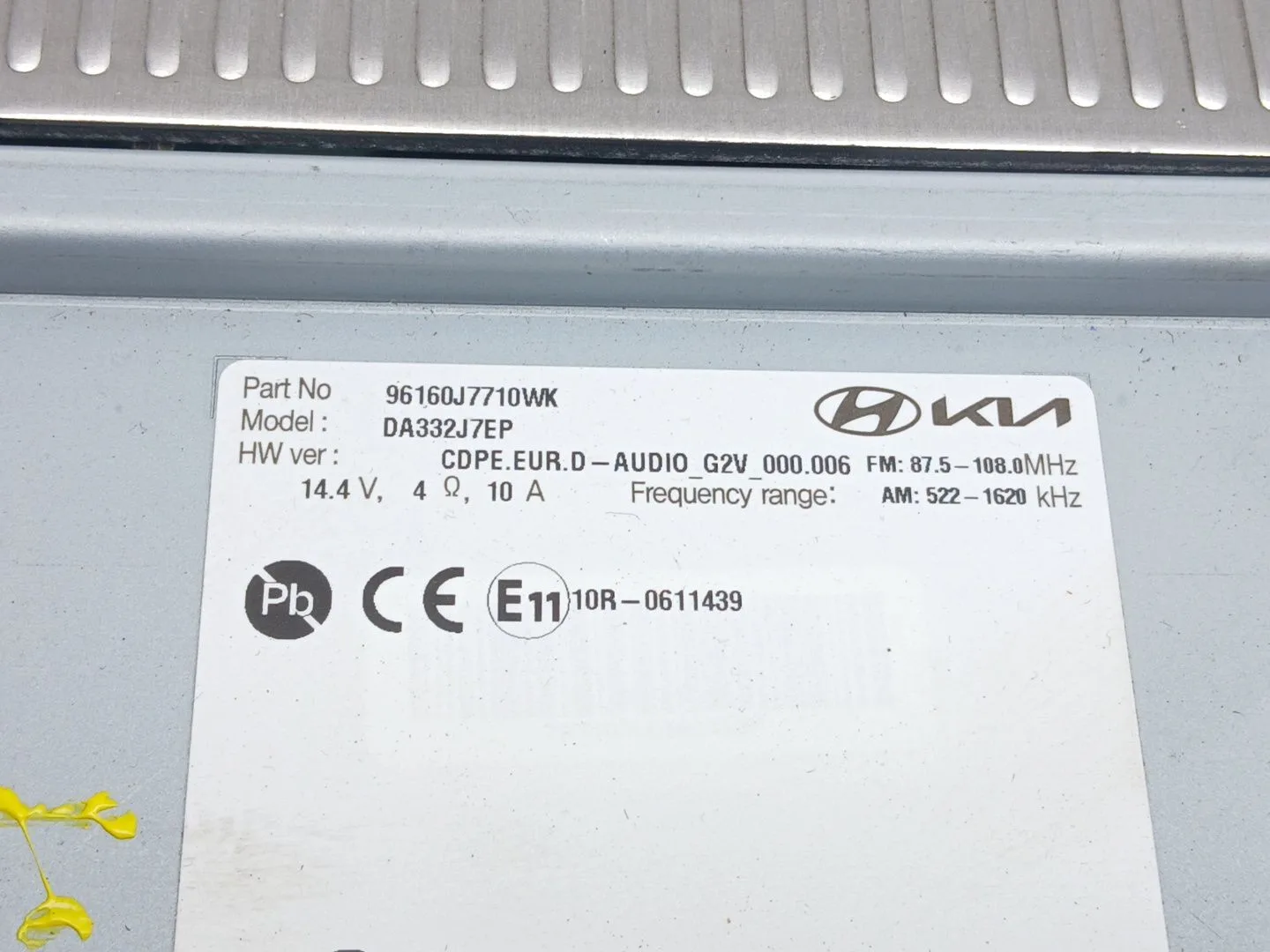 Sistema Audio / Radio Cd para Kia Ceed (Cd)