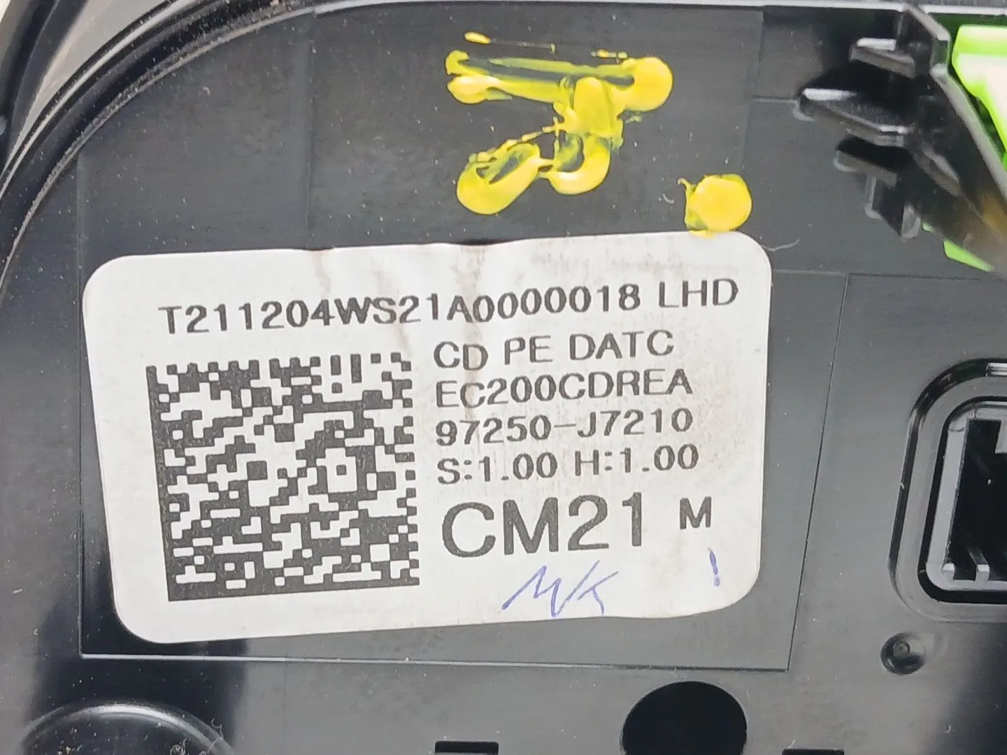 Mando Climatizador para Kia Ceed (Cd)