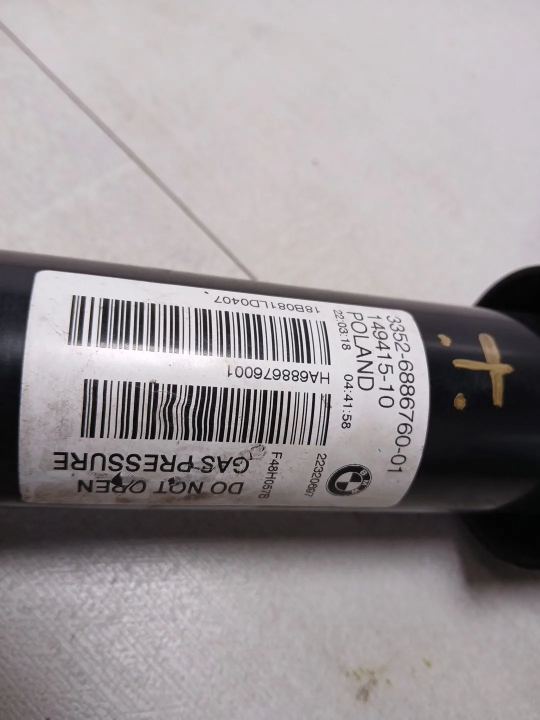 Amortiguador Trasero Derecho para Bmw X1 (F48)