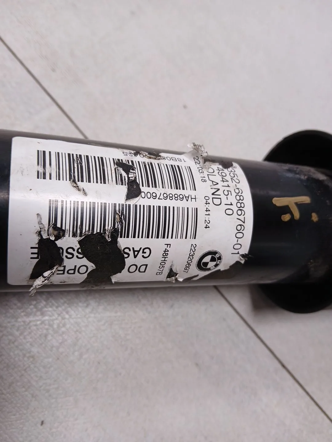 Amortiguador Trasero Izquierdo para Bmw X1 (F48)