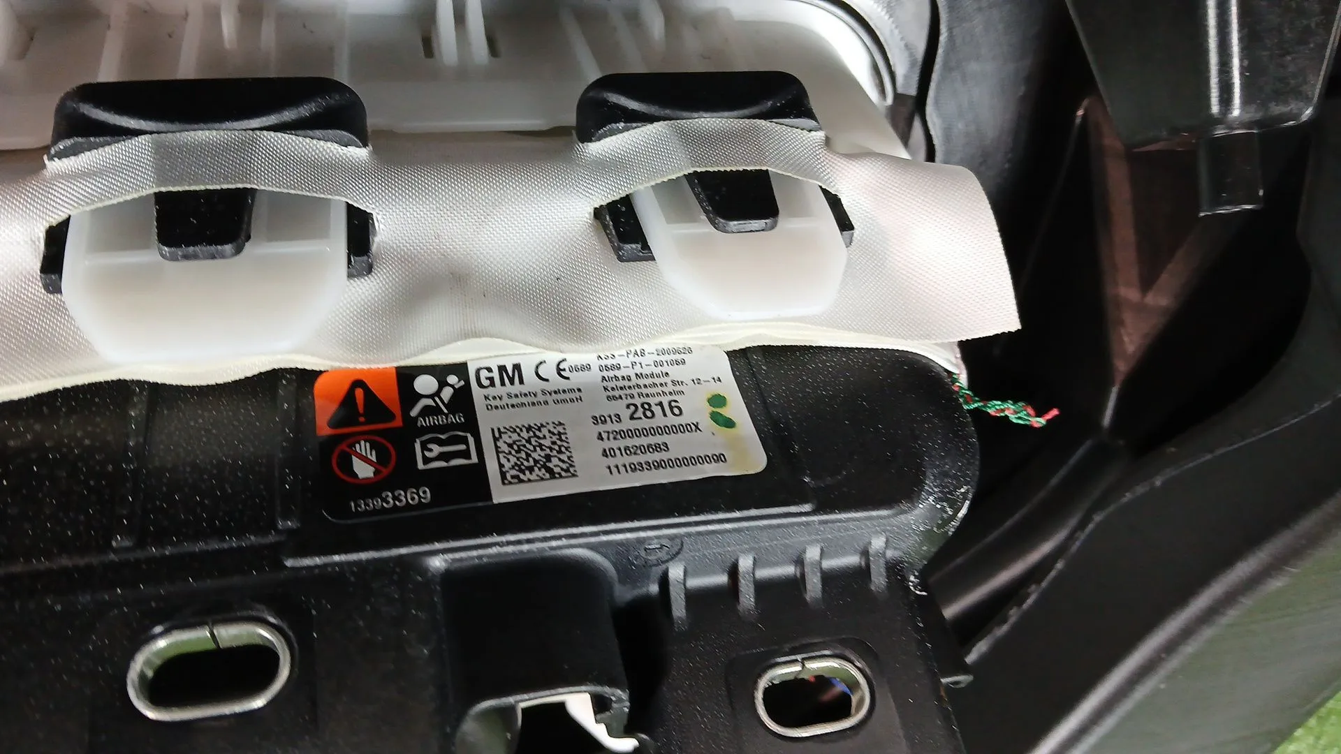 Kit Airbag para Opel Astra K (B16)