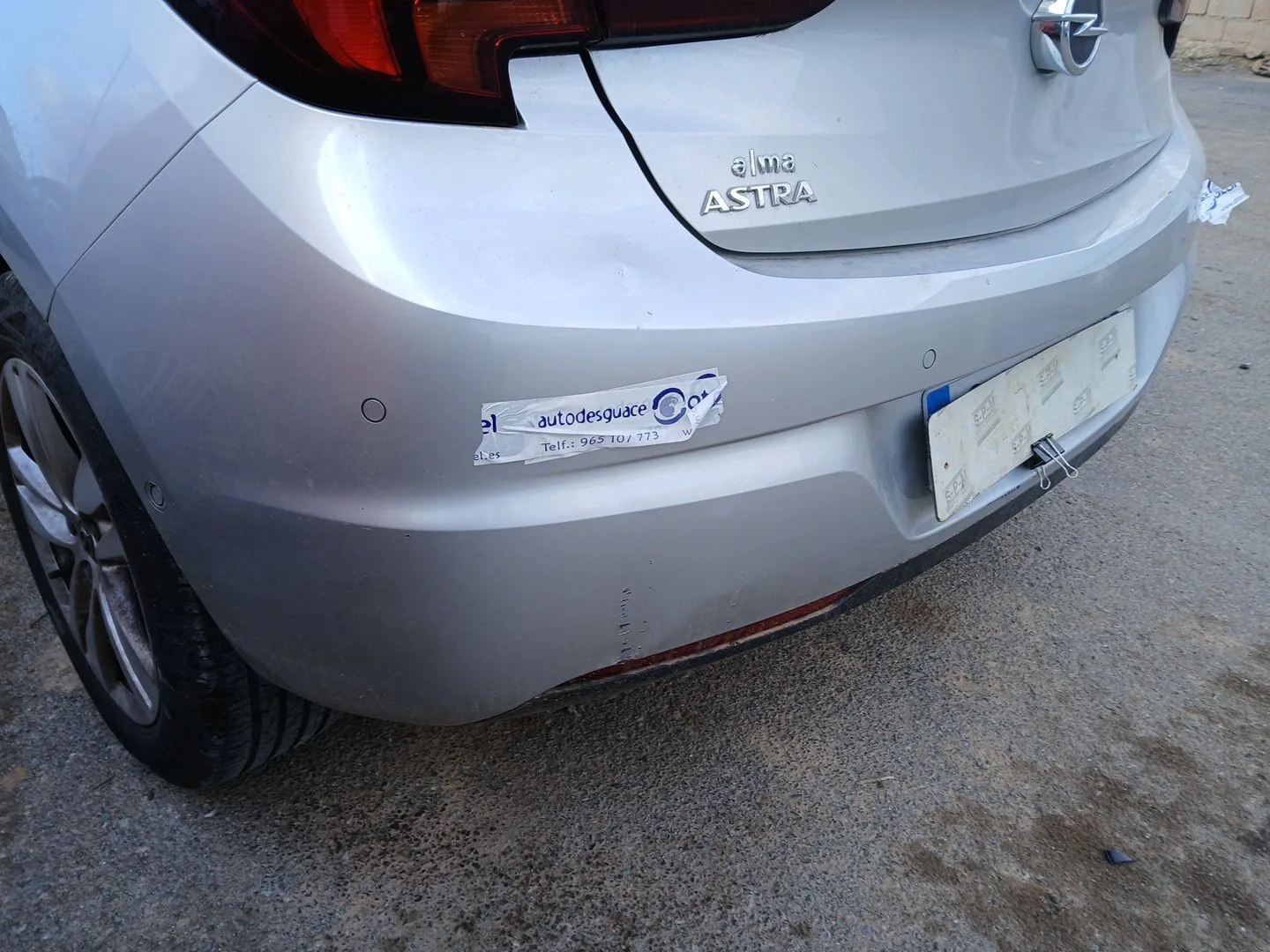 Paragolpes Trasero para Opel Astra K (B16)