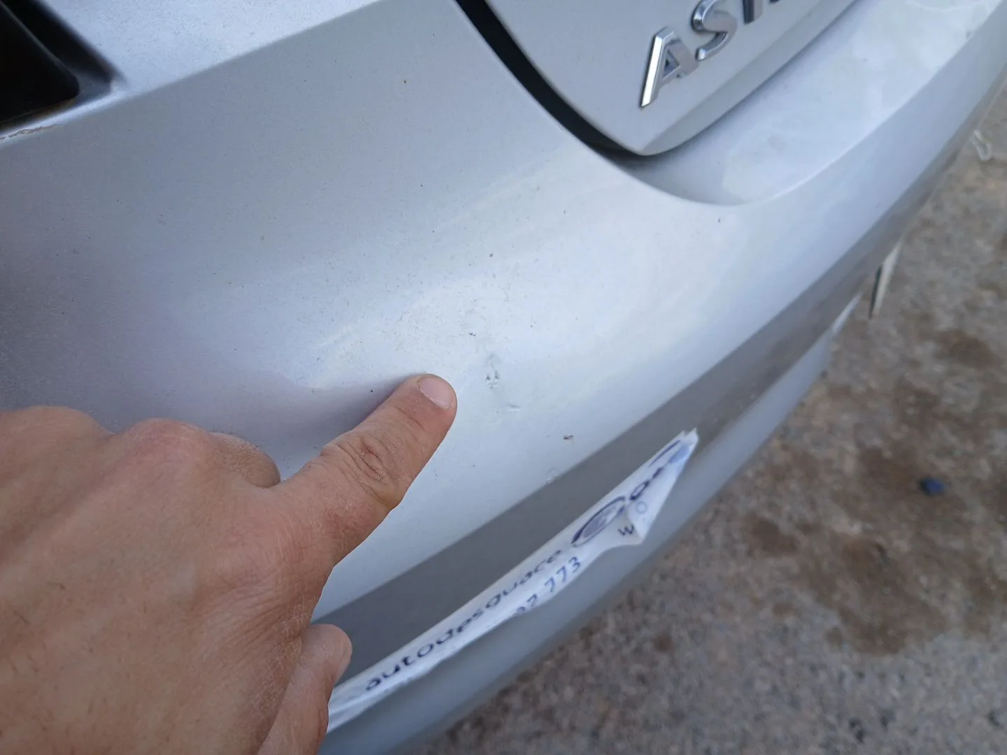 Paragolpes Trasero para Opel Astra K (B16)