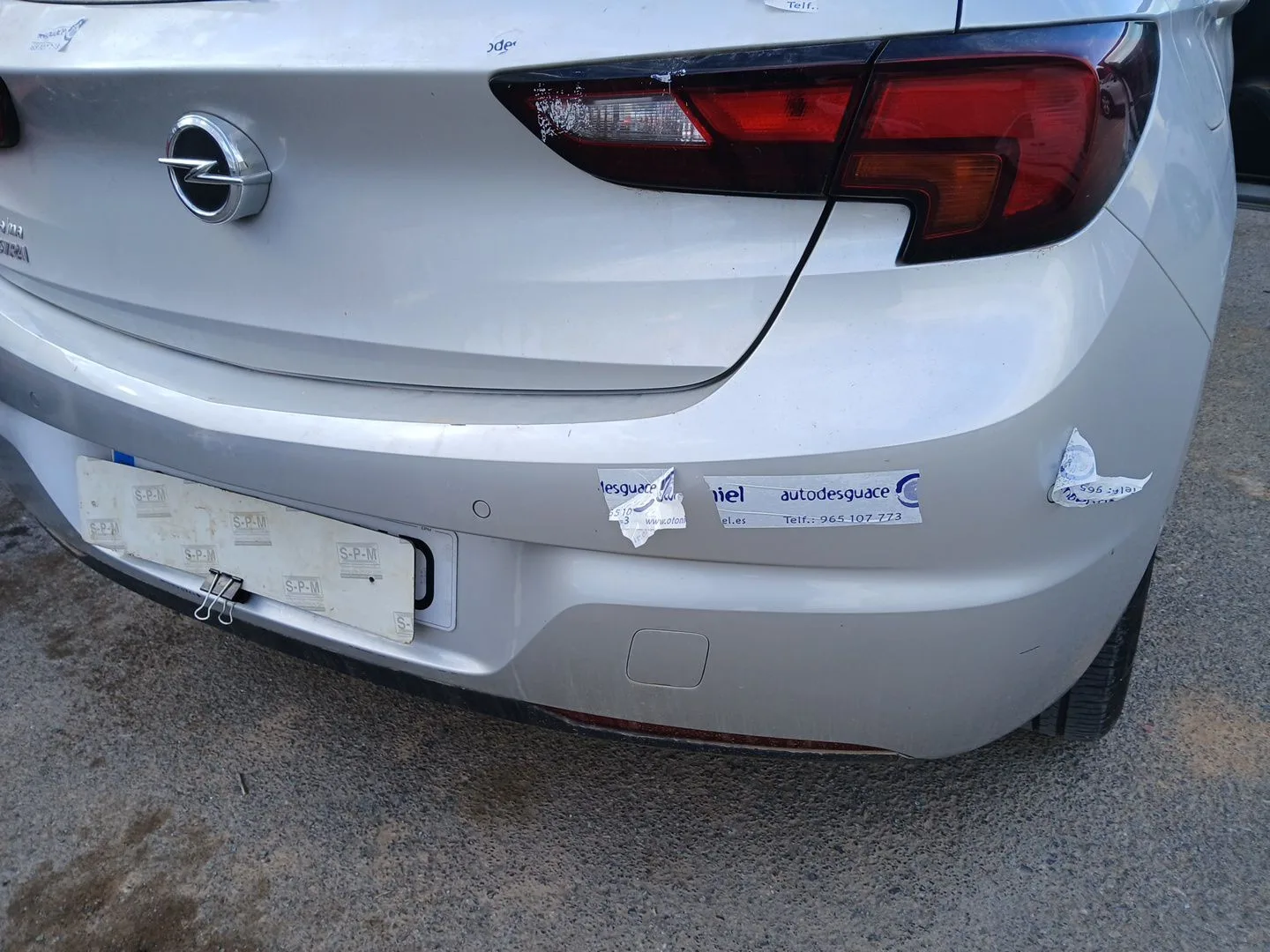 Paragolpes Trasero para Opel Astra K (B16)