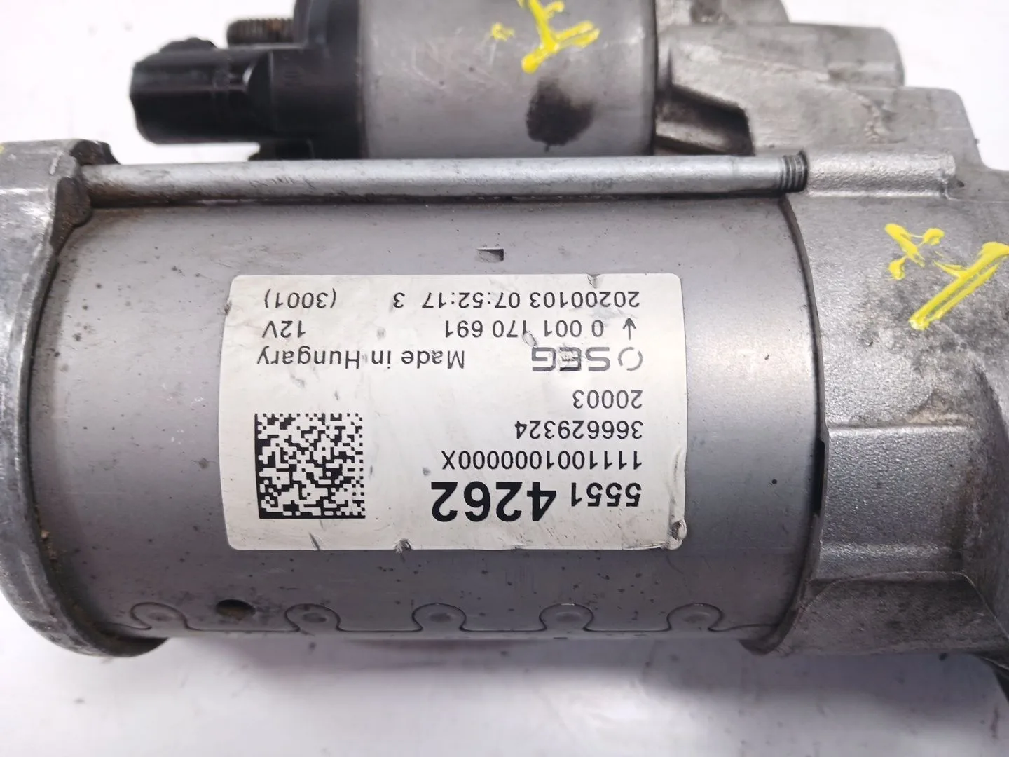 Motor Arranque para Opel Astra K (B16)