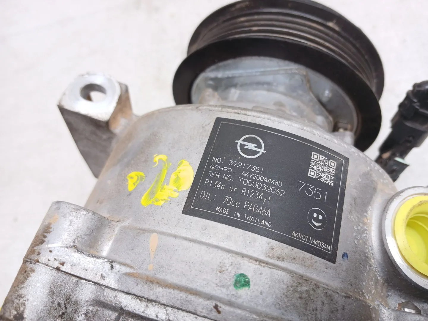 Compresor Aire Acondicionado para Opel Astra K (B16)