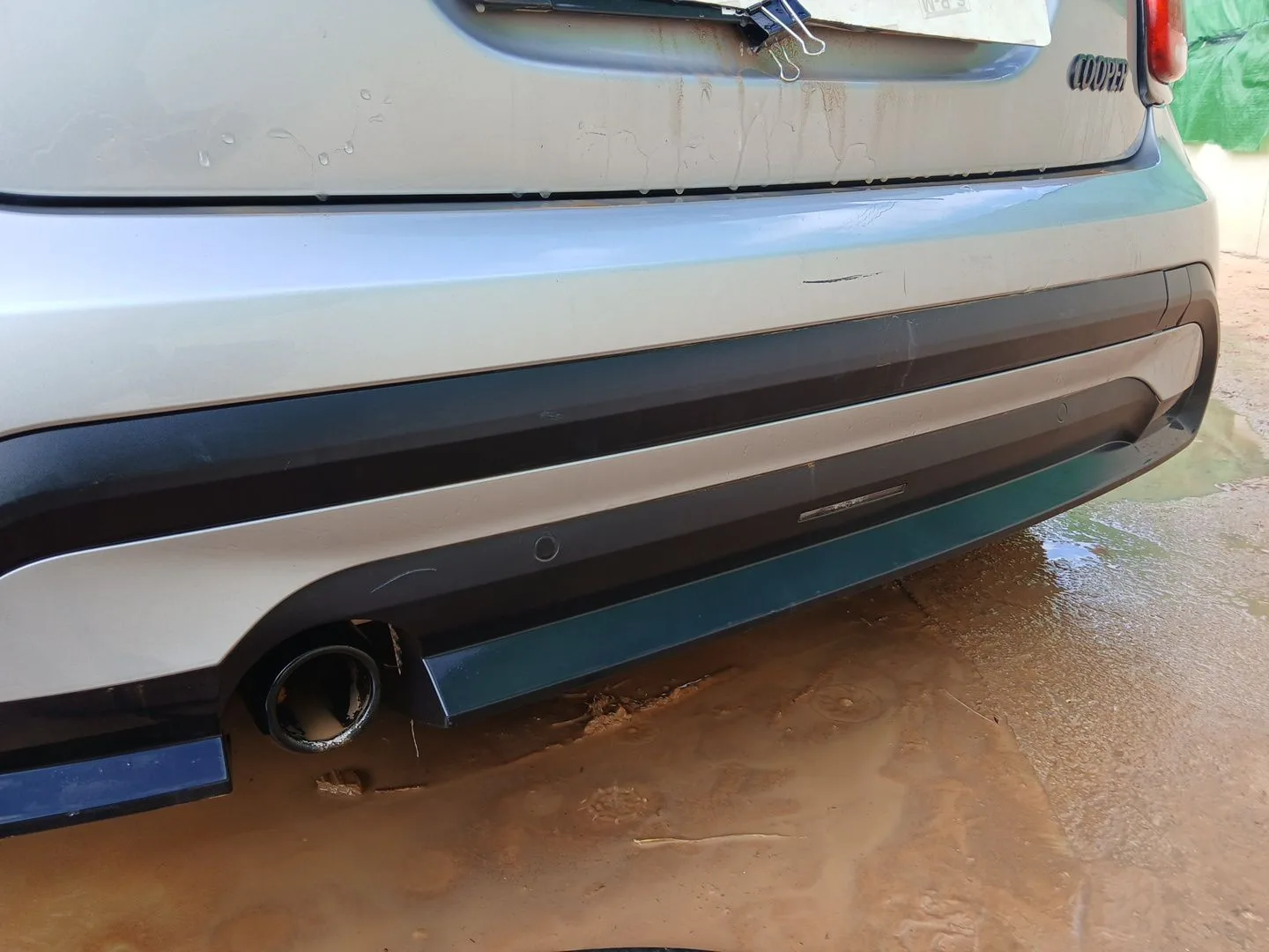 Paragolpes Trasero para Mini Mini Descapotable (F57)