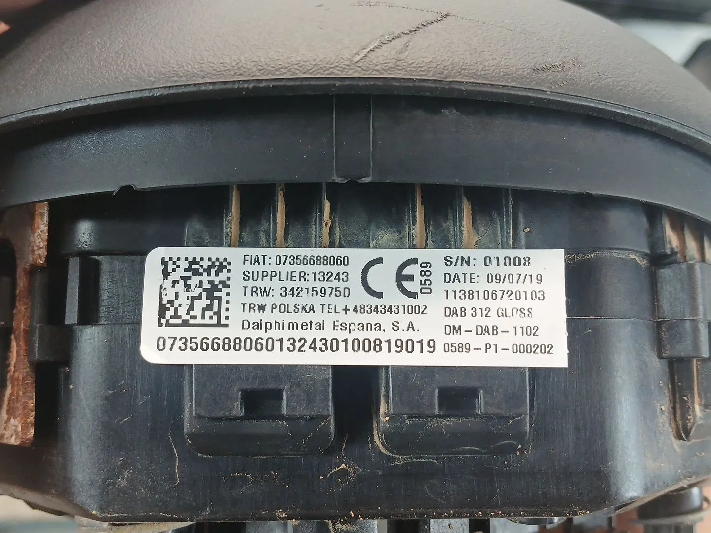 Kit Airbag para Fiat 500 (312_)
