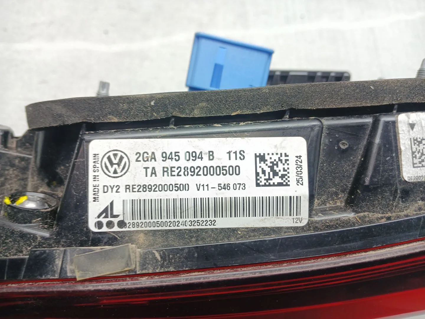 Piloto Trasero Derecho Interior para Volkswagen T-Roc (A11, D11)