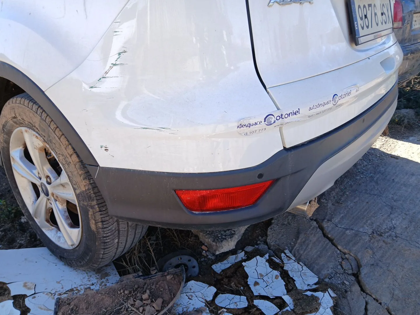 Paragolpes Trasero para Ford Kuga Ii (Dm2)