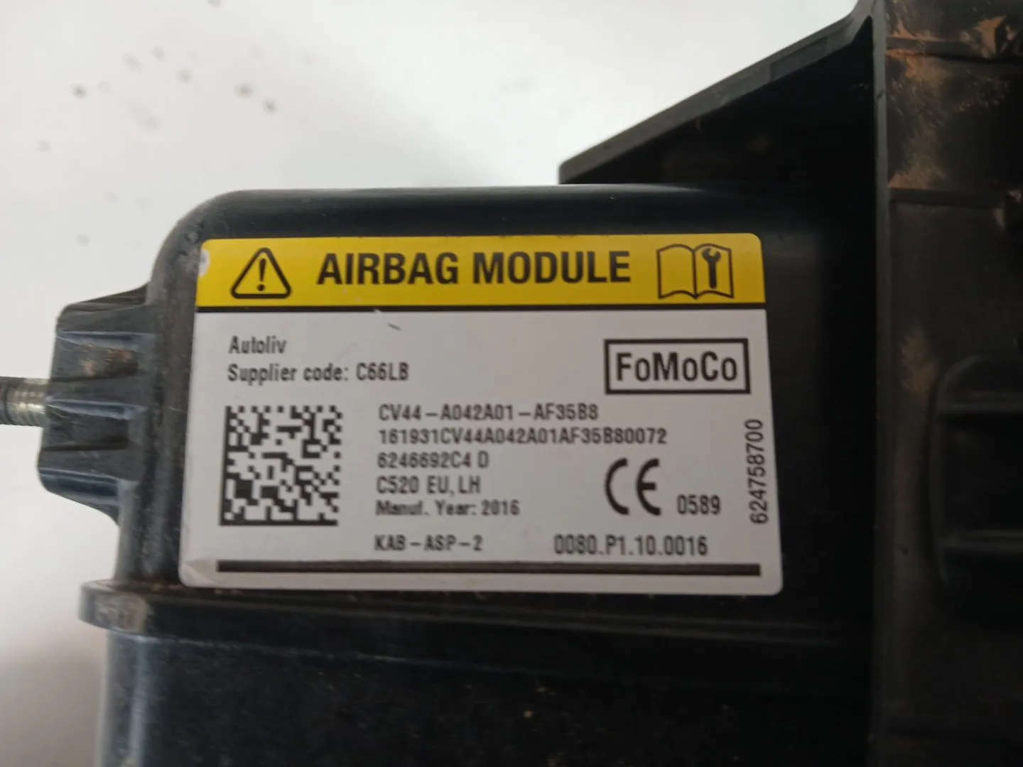 Kit Airbag para Ford Kuga Ii (Dm2)