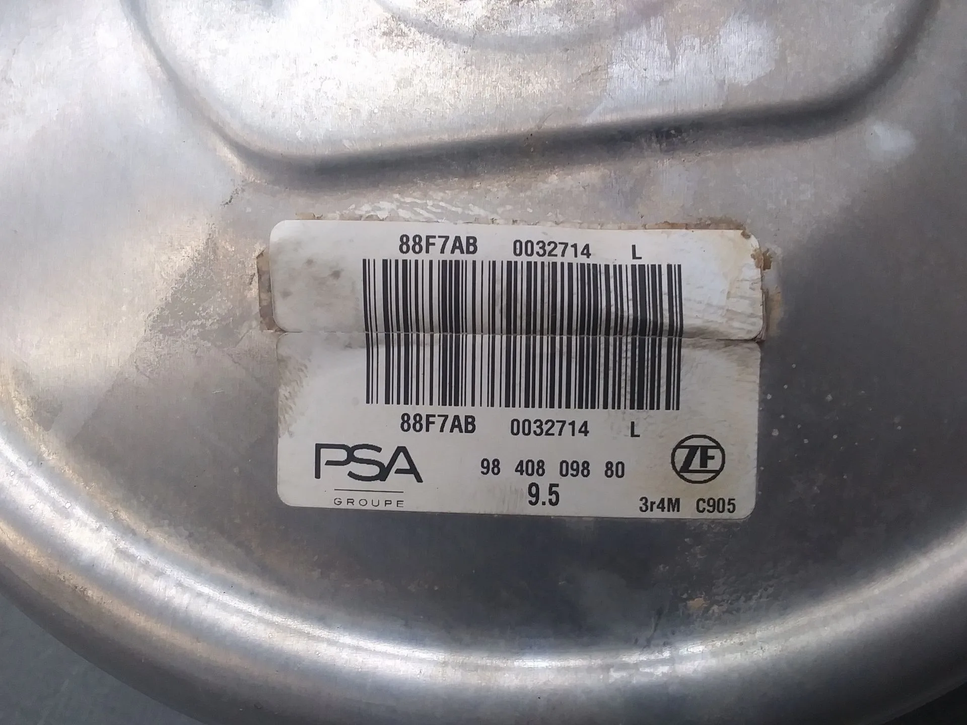 Servofreno para Peugeot 3008 Iii Hybrid Motor Hn09