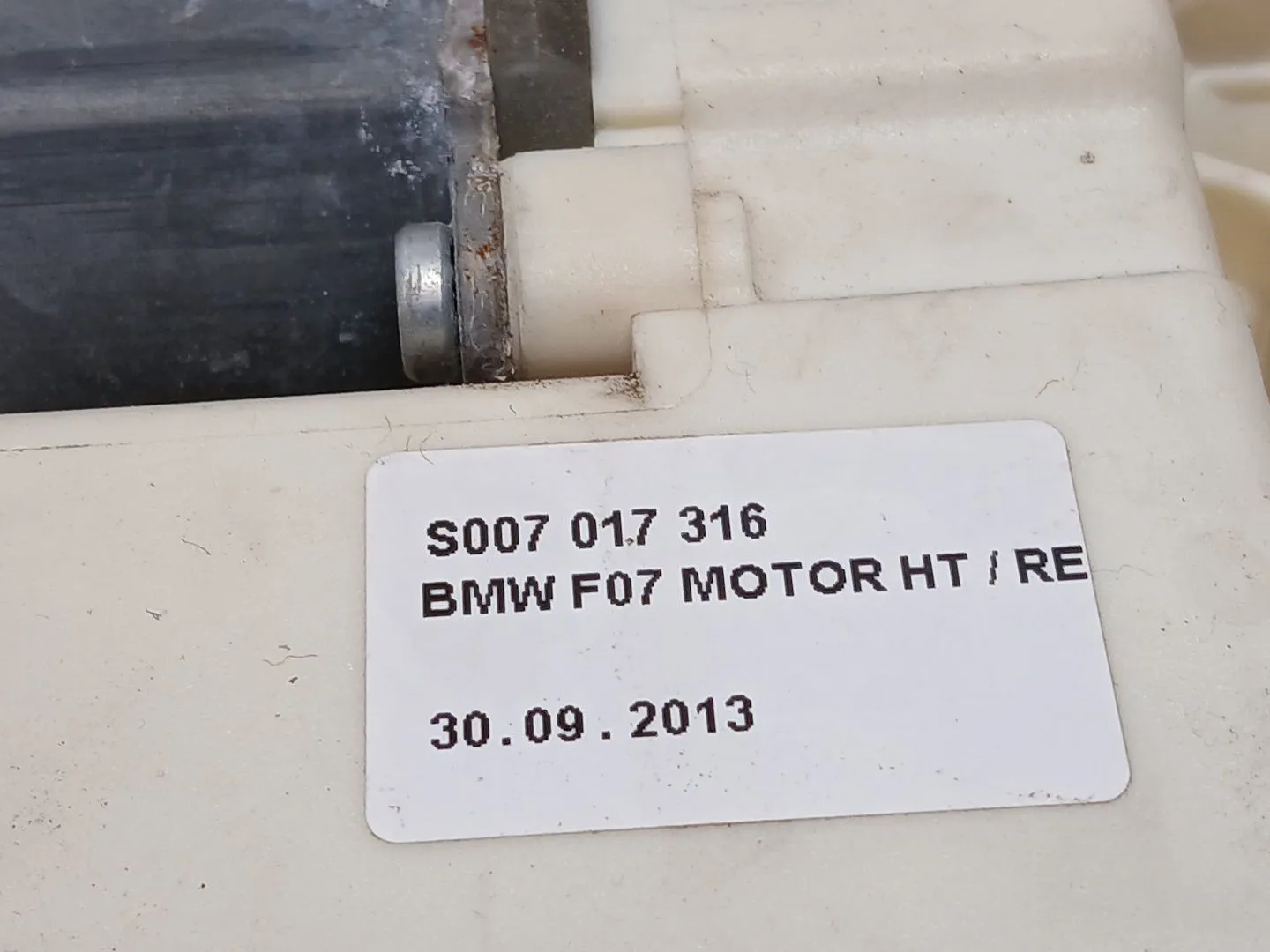 Motor Elevalunas Trasero Derecho para Bmw Serie 5 Gran Turismo (F07)