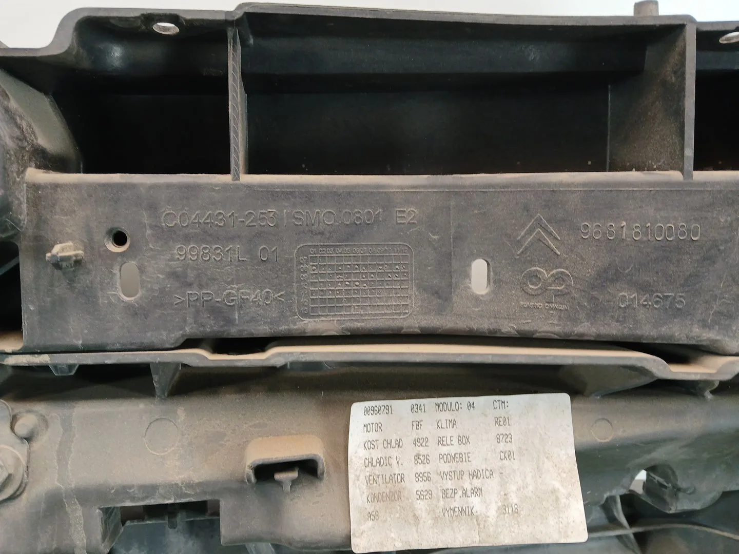Panel Frontal para Citroën C3 Picasso