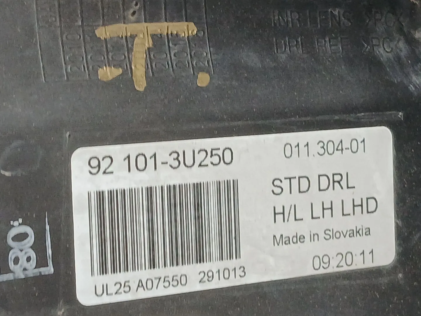 Faro Izquierdo para Kia Sportage Iii (Sl)