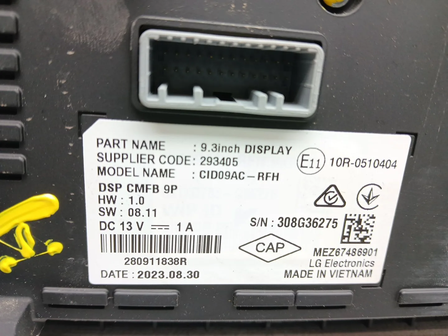 Pantalla Multifuncion para Renault Arkana I (Lcm_, Ldn_)