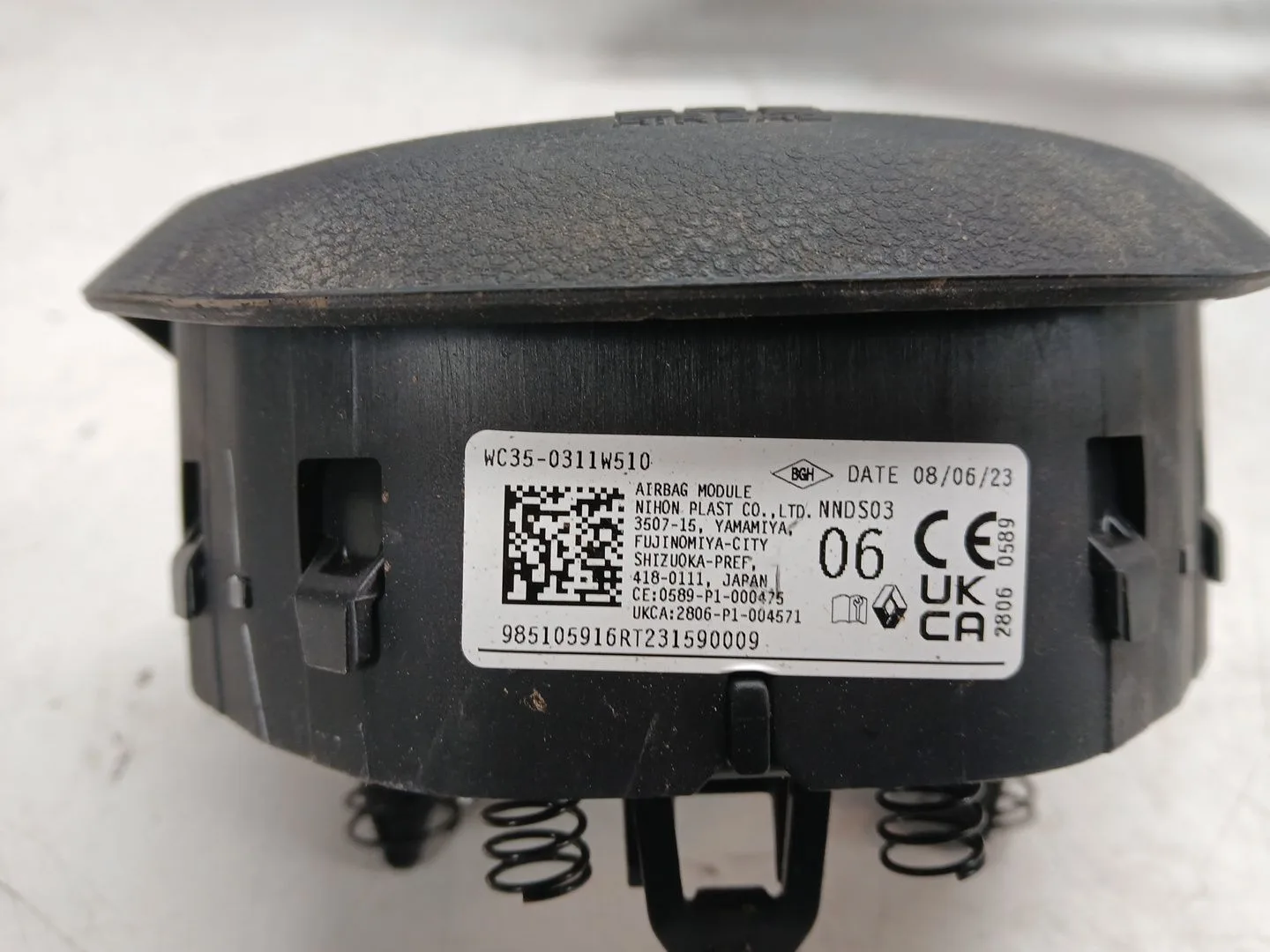 Kit Airbag para Renault Arkana I (Lcm_, Ldn_)