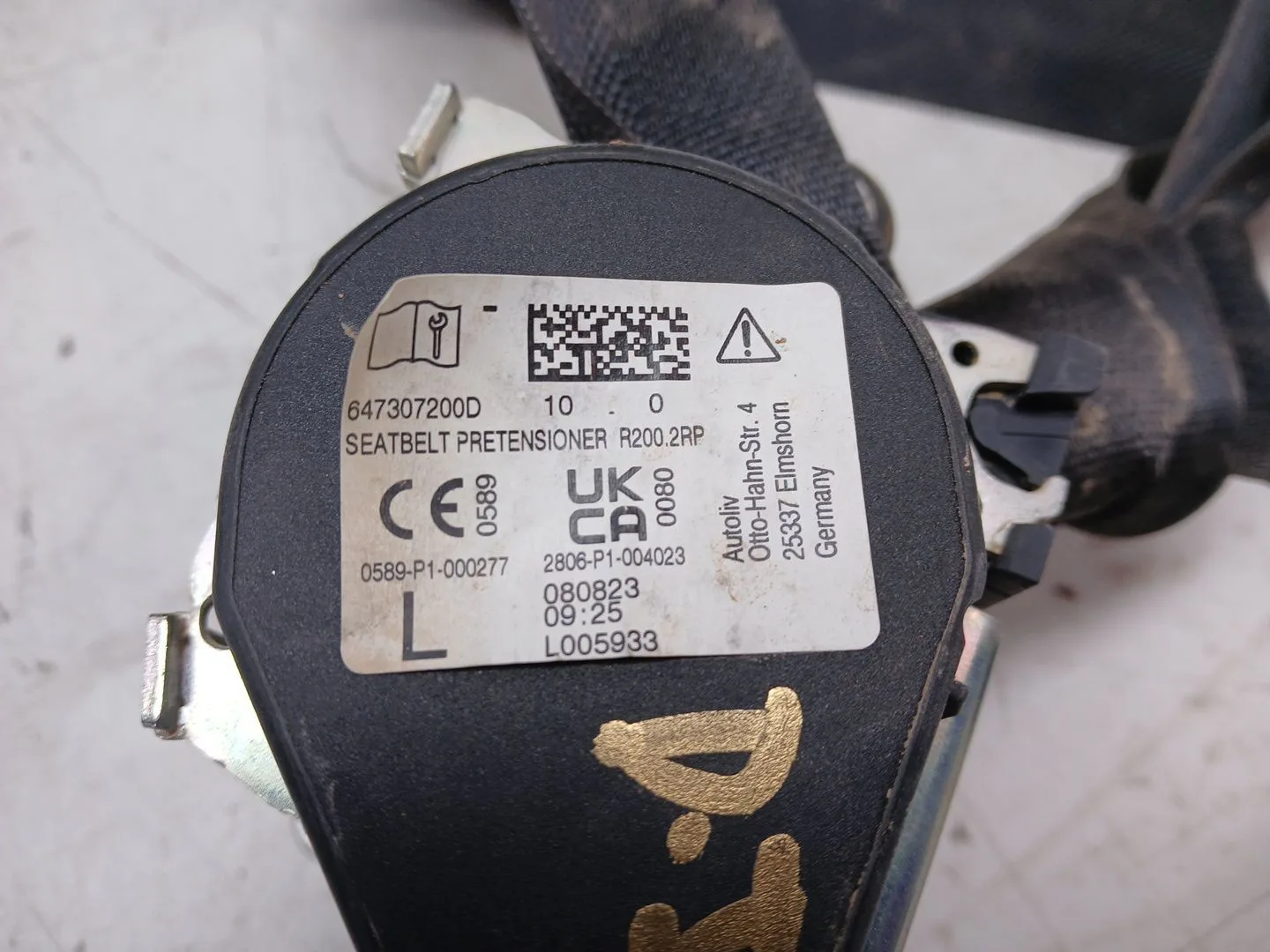 Kit Airbag para Renault Arkana I (Lcm_, Ldn_)
