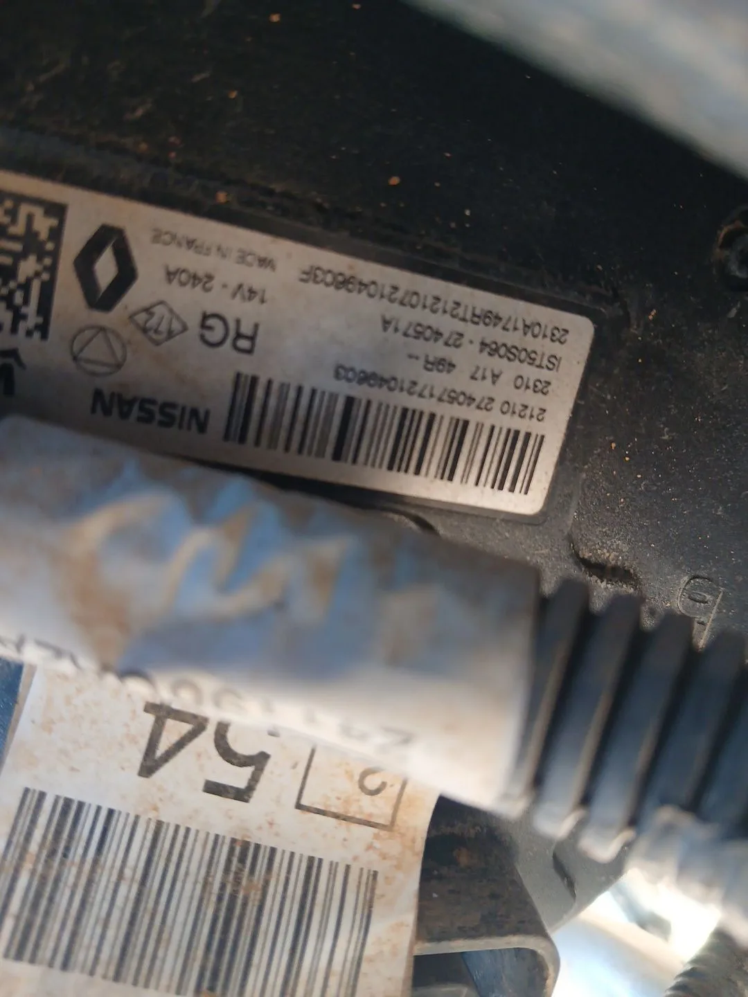Alternador para Nissan Qashqai Iii (J12)