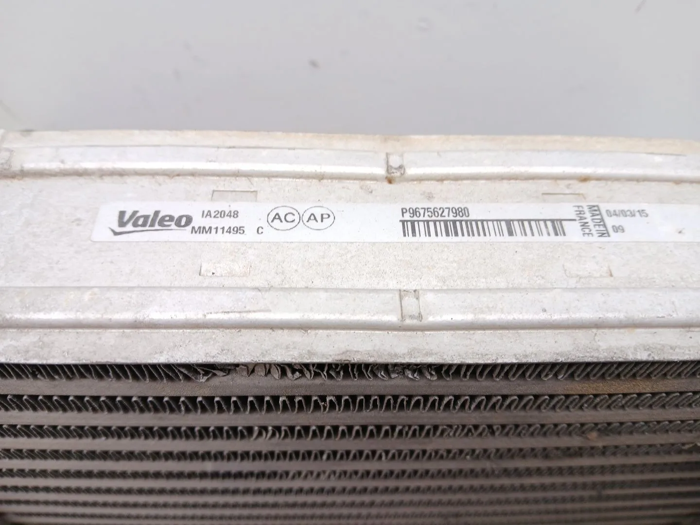Intercooler para Peugeot 308 Sw