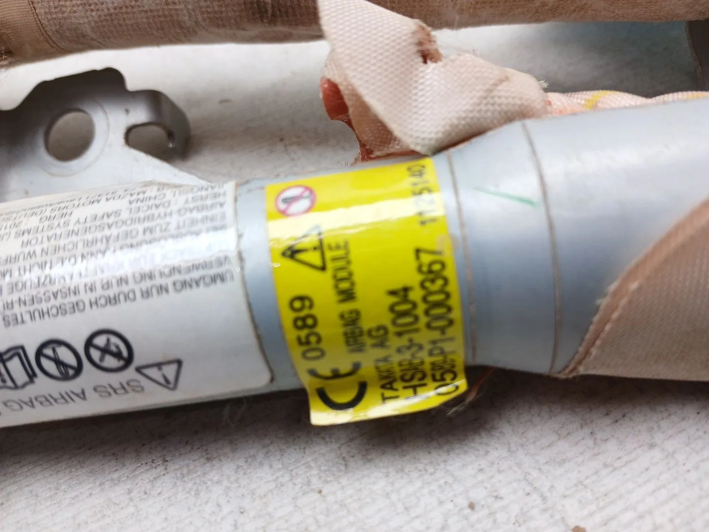 Airbag Cortina Delantero Derecho para Mazda Cx-3 (Dk)