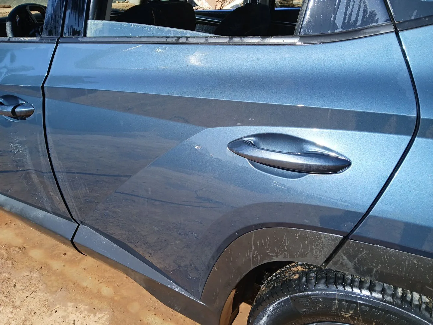 Puerta Trasera Izquierda para Hyundai Tucson (Nx4E, Nx4A)