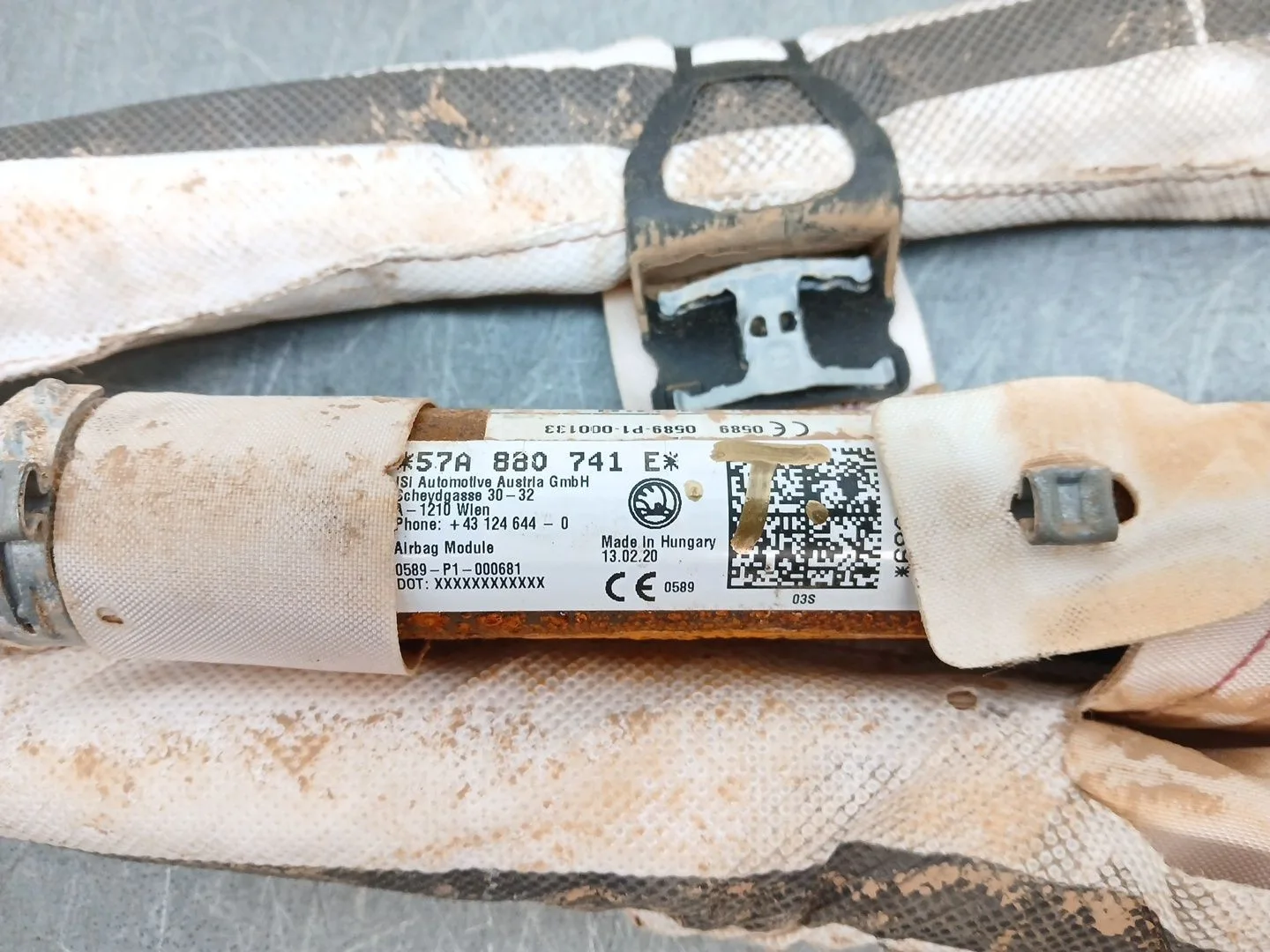 Airbag Cortina Delantero Izquierdo para Skoda Karoq (Nu7, Nd7)