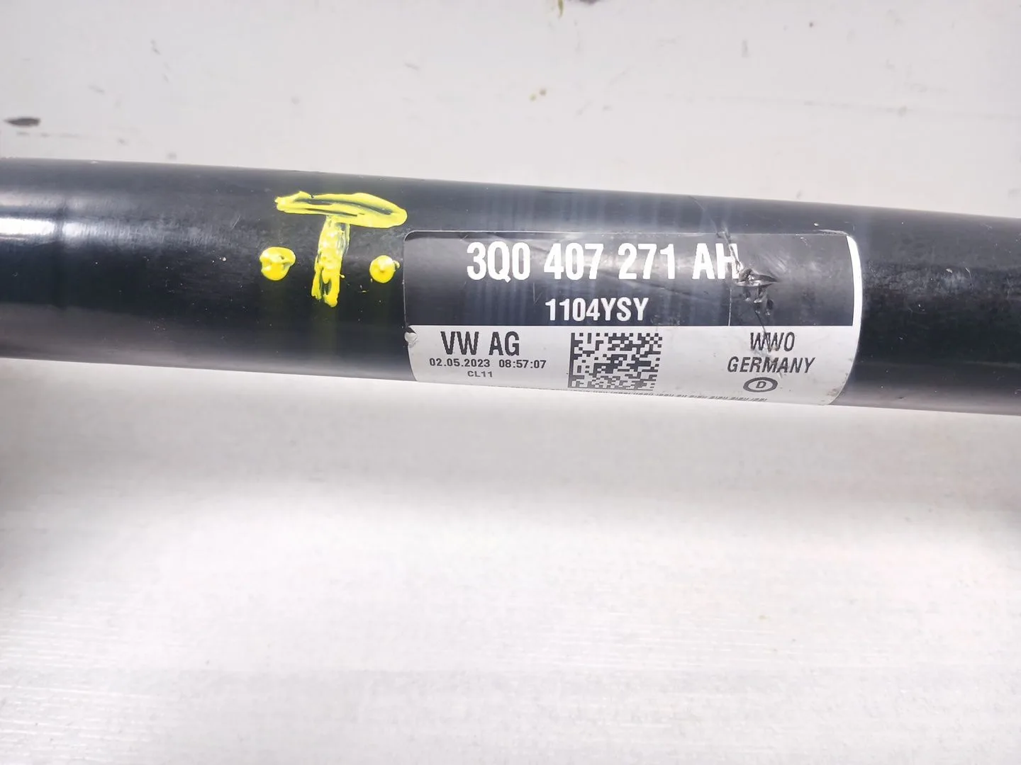 Transmision Delantera Izquierda para Audi Q3 Sportback (F3N)