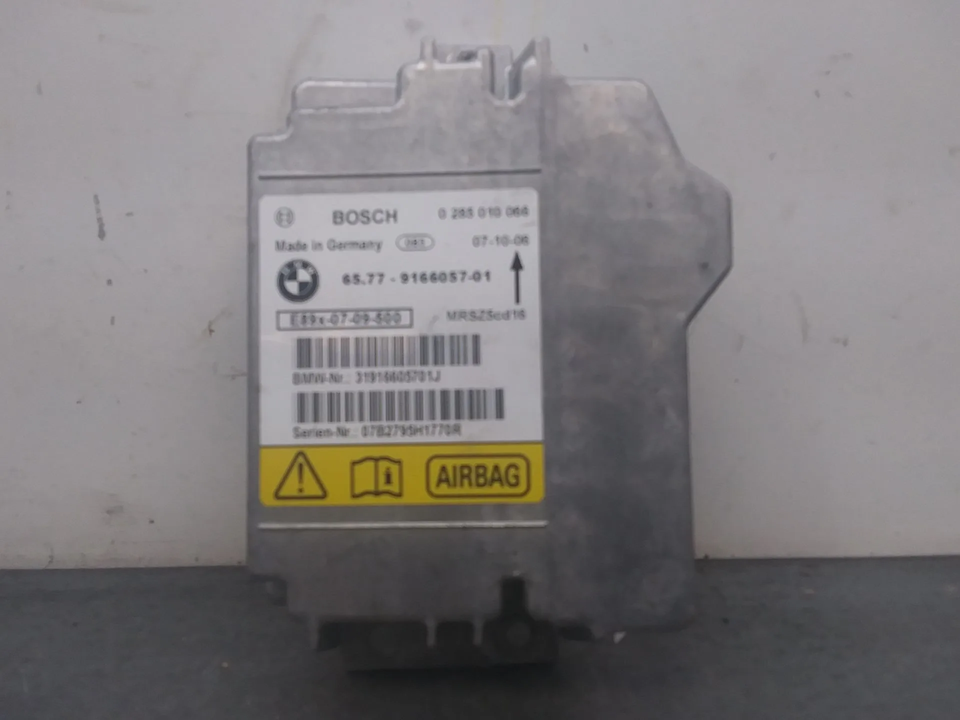 Centralita Airbag para Bmw 1 (E87)