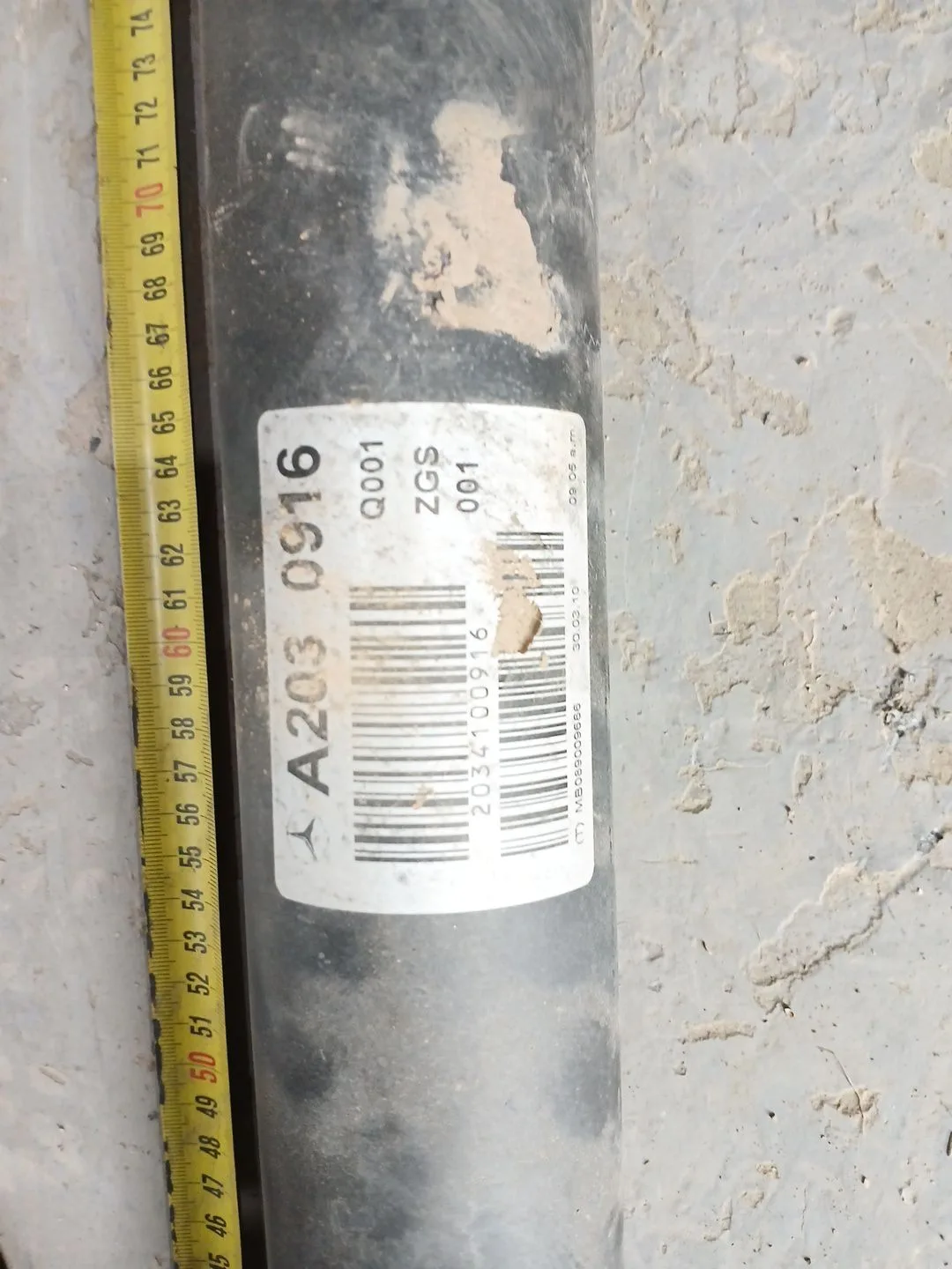Transmision Central para Mercedes-Benz Clase Clc (Cl203) Clc