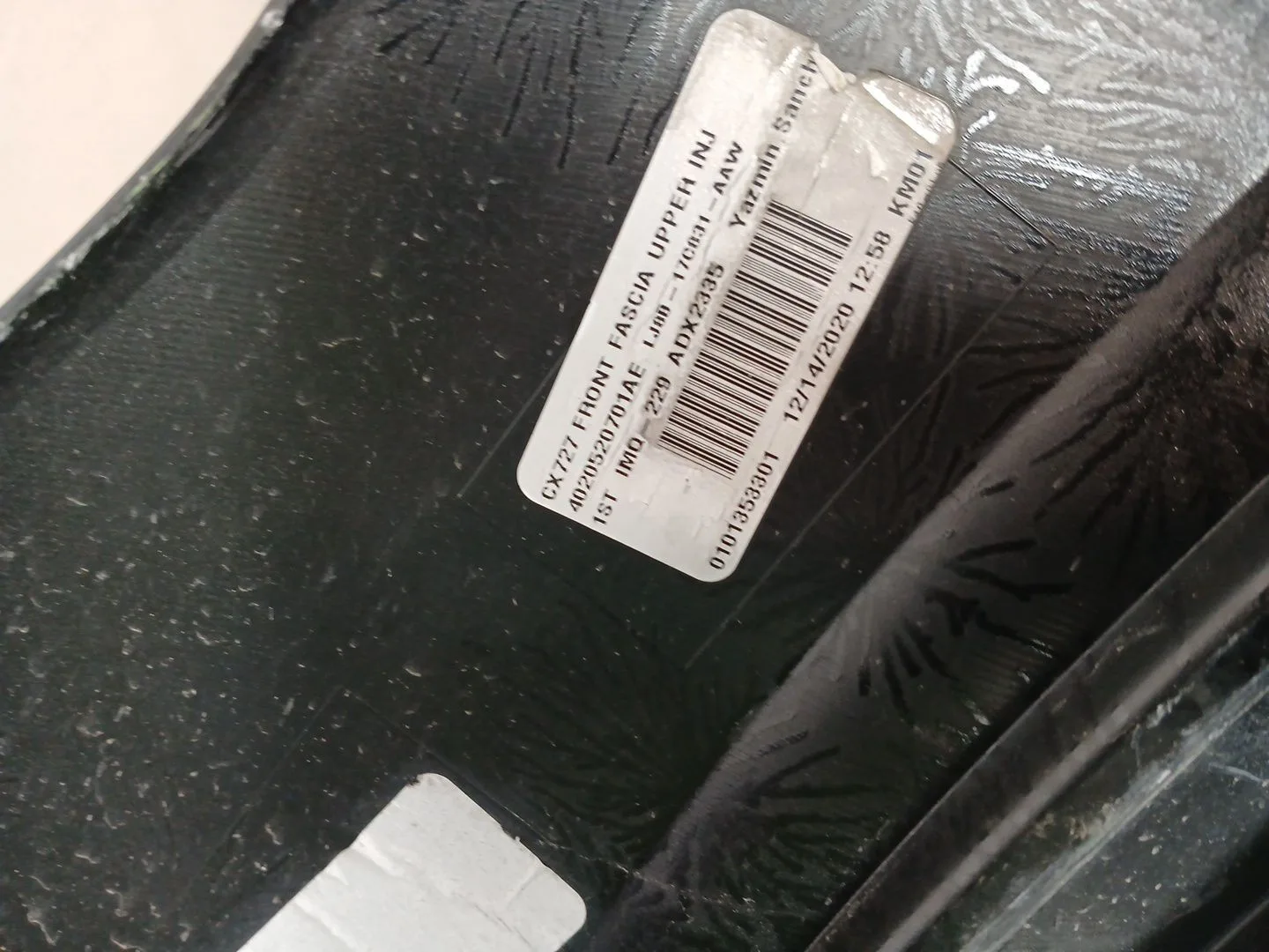 Paragolpes Delantero para Ford Usa Mustang Mach-E (Cgw)