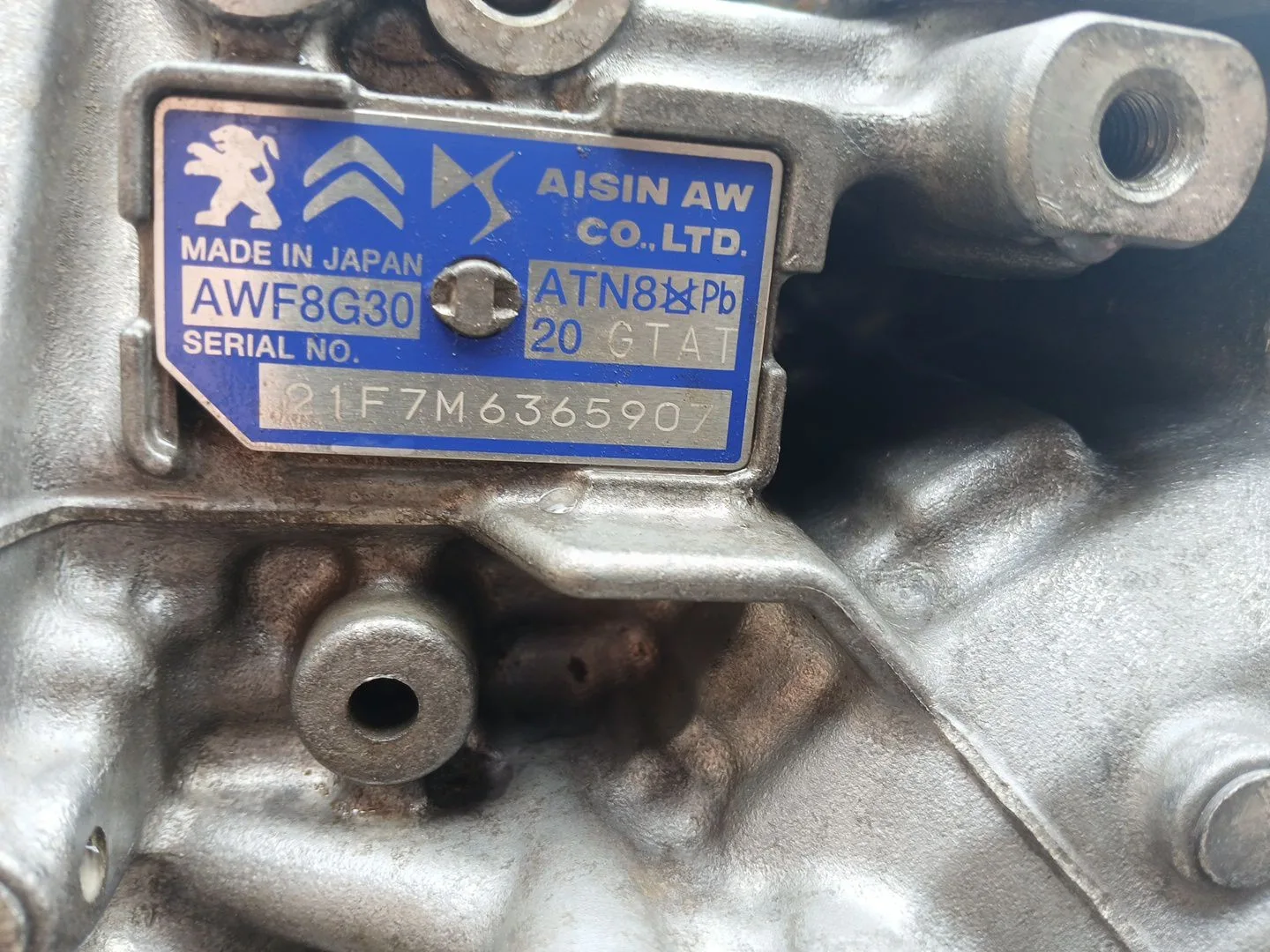 Despiece Caja Cambios para Peugeot 3008 Ii Suv (Mc_, Mr_, Mj_, M4_)