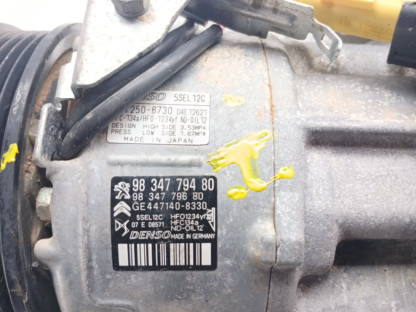 Compresor Aire Acondicionado para Peugeot 3008 Ii Suv (Mc_, Mr_, Mj_, M4_)
