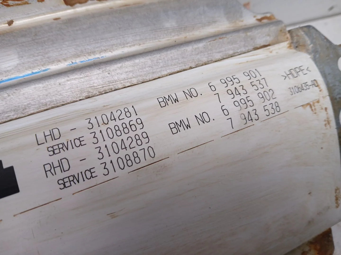 Airbag Delantero Derecho para Bmw X6 (E71, E72)