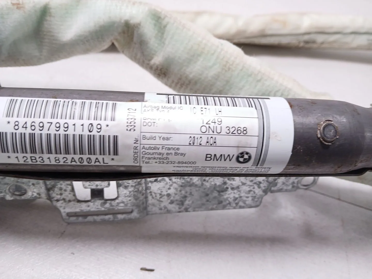 Airbag Cortina Delantero Izquierdo para Bmw X6 (E71, E72)