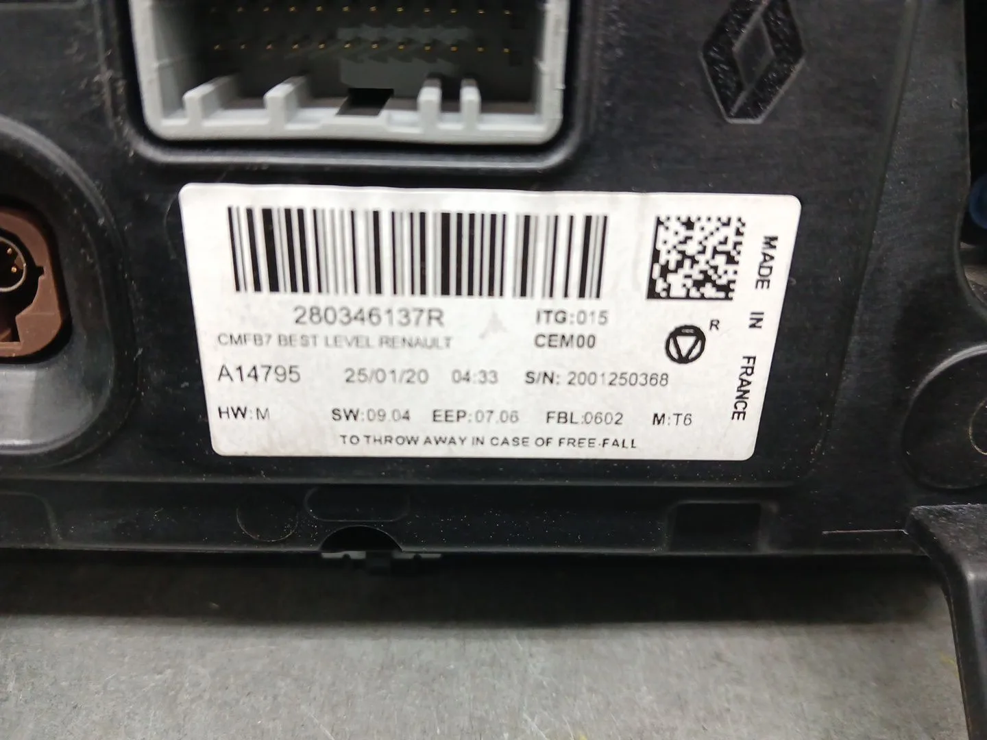 Pantalla Multifuncion para Renault Clio V (B7_)