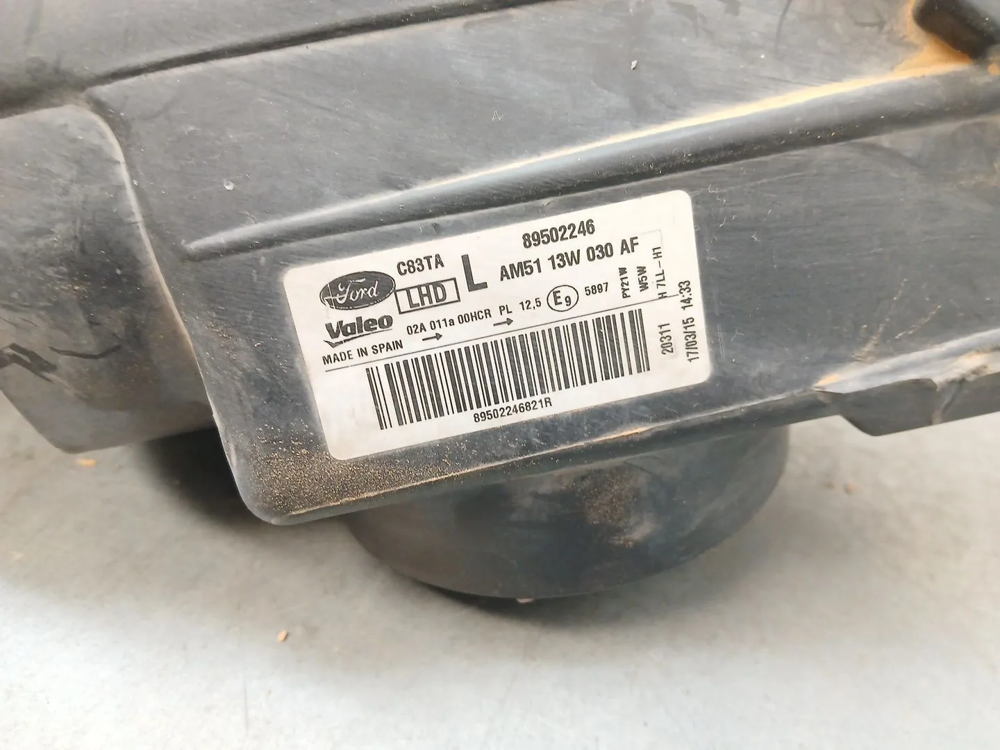 Faro Izquierdo para Ford C-Max Ii (Dxa/Cb7, Dxa/Ceu)