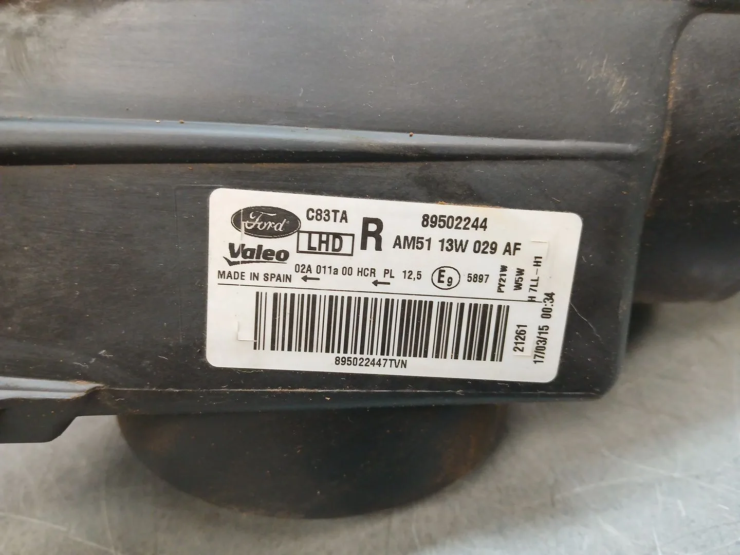 Faro Derecho para Ford C-Max Ii (Dxa/Cb7, Dxa/Ceu)