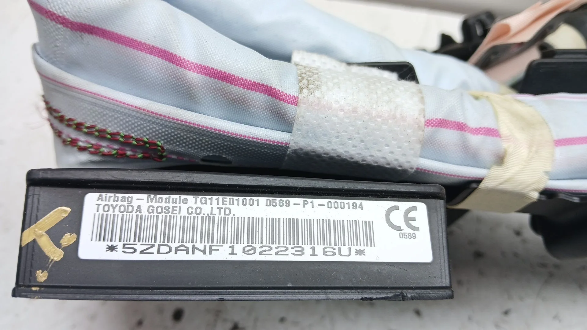 Airbag Cortina Delantero Izquierdo para Peugeot 108