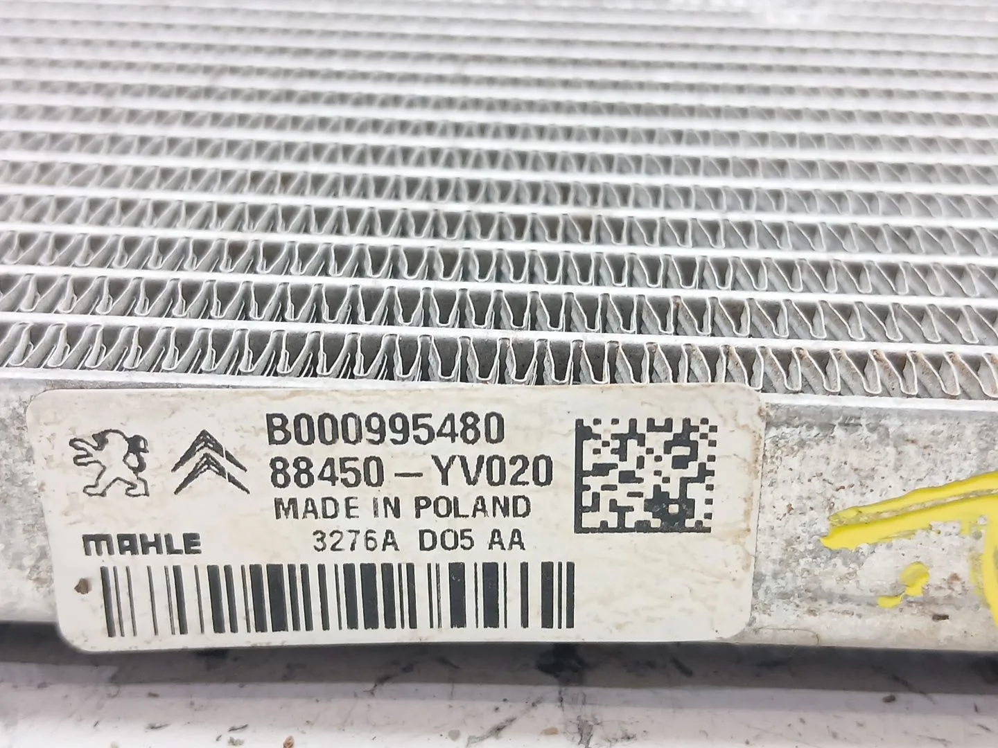 Condensador / Radiador Aire Acondicionado para Peugeot 108