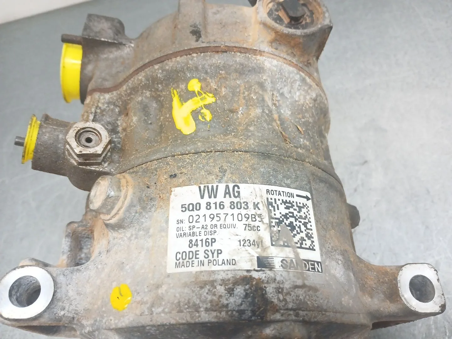 Compresor Aire Acondicionado para Volkswagen Polo Vi (Aw1, Bz1, Ae1)