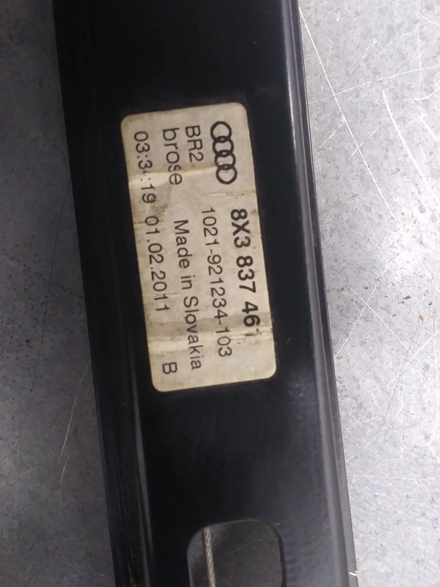 Elevalunas Delantero Izquierdo para Audi A1 (8X1, 8Xk)